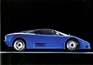 Bild: Prospektblatt des Bugatti EB110 (1991)