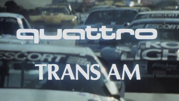 Bild Quattro Jahre - Ausschnitt aus dem Film über den Einsatz in der TransAm Serie 1988