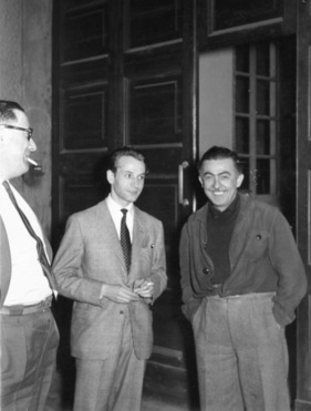 R. Braunschweig (Chefredaktor AR), G. Michelotti und A. Vignale (1953) R. Braunschweig (Chefredaktor AR), G. Michelotti und A. Vignale (1953)