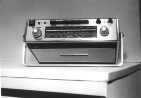Radiogerät von National Panasonic - Genfer Automobilsalon 1965
