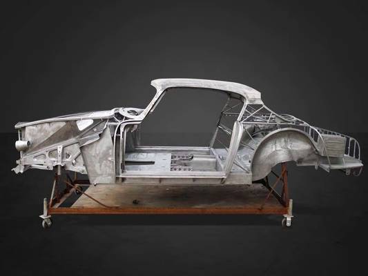 Rahmen und Skelett eines Alfa Romeo 1900 CSS aus der dritten Serie