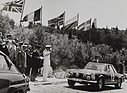 Rallye Akropolis - Glemser-Braungart fahren bei König Konstantin vor