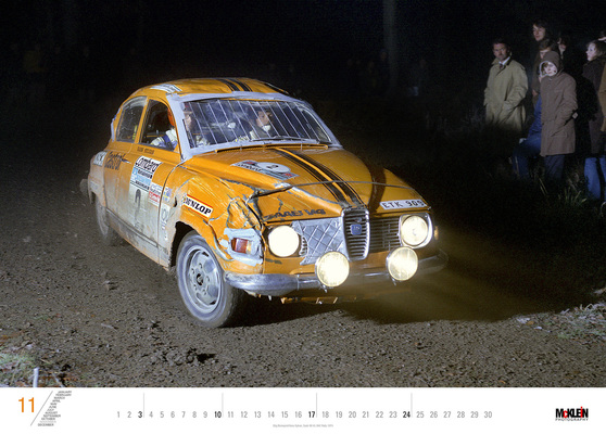 Rallye History Kalender 2019 von McKlein - November