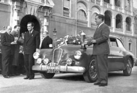 Rallye Monte Carlo 1951 - Trévoux/Crevetto siegen mit dem 4,5-Liter-Delahaye