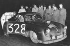 Rallye Monte Carlo 1953 - Schild Lukas im modifizierten Porsche 356