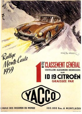 Rallye Monte Carlo 1959 - Der Rallyesport am Scheideweg