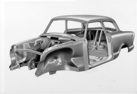 Rambler American (1958) - selbsttragende Karosserie mit rund 9000 Schweisspunkten
