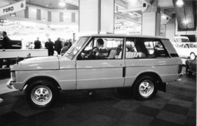 Range Rover (1970) - auf der London Motorshow 1970