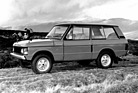 Range Rover (1971) - die Nutzung als Freizeitvehikel wird hier hervorgekehrt