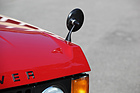 Range Rover (1974) - Rückspiegel weit vorne - im Stil der Zeit - montiert