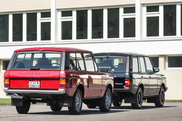 Range Rover (1974) und Range Rover SEi Vogue (1990) - wurden über ein Vierteljahrhundert lang gebaut