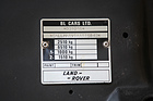 Range Rover 4 Door Monteverdi Design (1982) - Chassis-Plakette