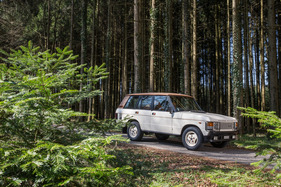Range Rover 4 Door Monteverdi Design (1982) - passt bestens in den Wald