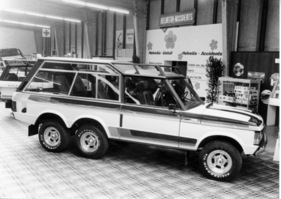 Range Rover Carmichael Highlander (1979) - Spezialversion mit drei Achsen und drei Sitzreihen für 105'000 Franken - Genfer Automobilsalon 1979