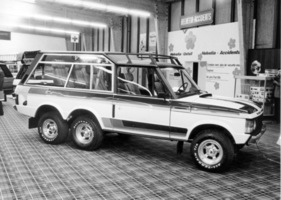 Range Rover Carmichael Highlander (1979) - die dritte Achse ist nicht angetrieben - Genfer Automobilsalon 1979