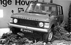 Range Rover  - Edel-Geländewagen dank origineller, robuster Kombi-Karosserie und 3,5-Liter-V8-Motor - am Genfer Automobilsalon 1974
