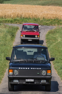 Range Rover SEi Vogue (1990) - fast 20 Jahre Altersdifferenz und trotzdem fast dasselbe Auto