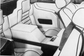 Rapport Forté (1980) - Blick auf die Rücksitze