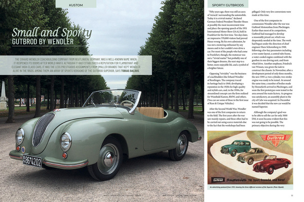 Rare & Unique Vehicles Ausgabe 4 – Gutbrod Superior Sport Roadster