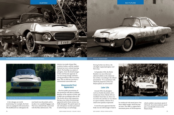 Rare & Unique Vehicles Ausgabe 4 – Skoda 440 Polytex Roadster