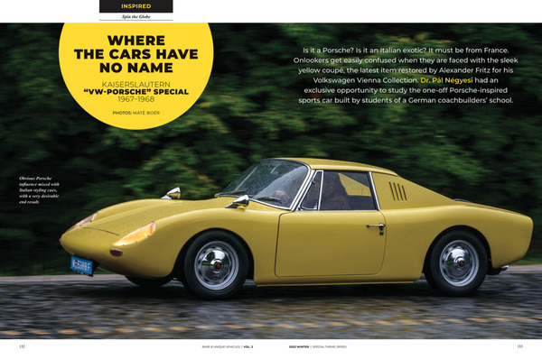Rare & Unique Vehicles Ausgabe 5 – VW-Porsche "Kaiserslautern-Spezial"