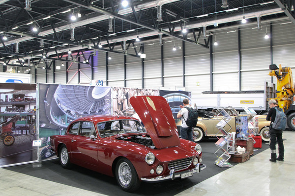 Bild: Rarer AC Greyhound beim Panthon Basel - Swiss Classic World Luzern 2019