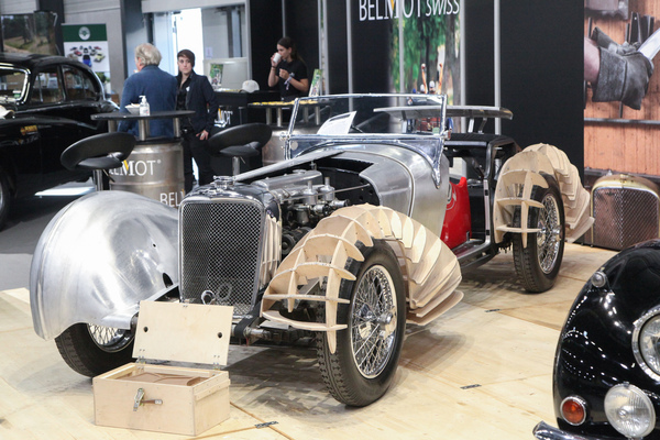 Rarität im Neuaufbau - SS 100 mit Spezialkarosserie - gesehen bei Dönni Classic Car - Swiss Classic World Luzern 2021