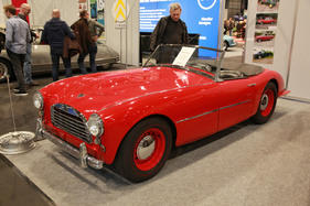 Rarität von der Insel - Swallow Doretti von 1954, hier das 161. Exemplar von insgesamt 274 gebauten (Bremen Classic Motorshow 2018)