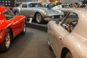 Raritäten von Ferrari auf dem Lukas Hüni Stand - Rétromobile Paris 2018