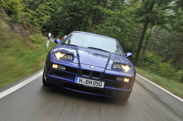 Rasant unterwegs im BMW 850i - am dritten Tag der Creme21 2015 in Ludwigshafen