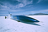 Reaction Dynamics The Blue Flame (1970) - The Blue Flame auf dem Bonneville-Salzsee in Utah (© Technik Museum Sinsheim, 1970) Reaction Dynamics The Blue Flame (1970) - The Blue Flame auf dem Bonneville-Salzsee in Utah (© Technik Museum Sinsheim, 1970)