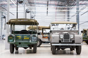 "Reborn"-Arbeiten an Land Rover und Range Rover im neuen Gebäude