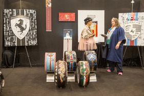 Tires as a canvas - Techno Classica 2023