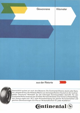 Reifenwerbung - Continental 1965