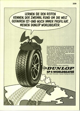 Reifenwerbung - Dunlop 1977