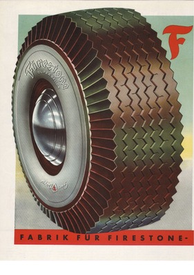 Reifenwerbung - Firestone 1951