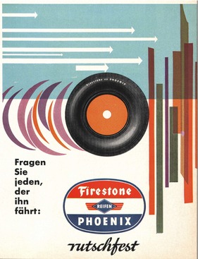 Reifenwerbung - Firestone 1958