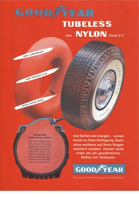 Reifenwerbung - Good Year 1956