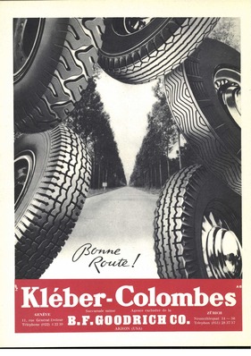 Reifenwerbung - Kleber 1949