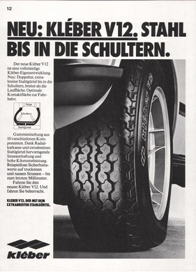Reifenwerbung - Kleber 1975