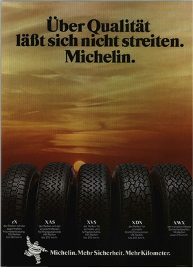 Reifenwerbung - Michelin 1979