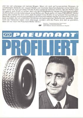 Reifenwerbung - Pneumant 1969