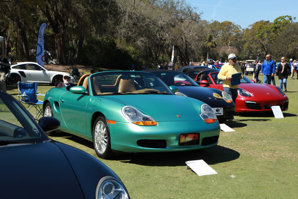 Reifeprozess – Nachwuchs-Klassiker Boxster, Baureihe 986. Dieses Frühwerk von 1996 holte bei der Werks Reunion sogar den Klassensieg.