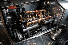 Reihen-Sechszylindermotor des Rolls-Royce 40/50HP Silver Ghost Phaeton by Barker (1921) - an der RM Auction Arizona 2011 als Lot 146 für USD 379'500 versteigert