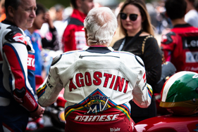 Bild Rekord-Weltmeister Giacomo Agostini fuhr seine alte MV Agusta 500/3 – Goodwood Festival of Speed 2023