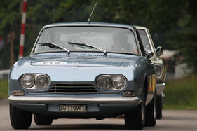 Reliant Scimitar SE4 (1968) - der Corso der Freunde alten Blechs aller Marken Brugg (FABAM) am GP Brugger Schachen 2015