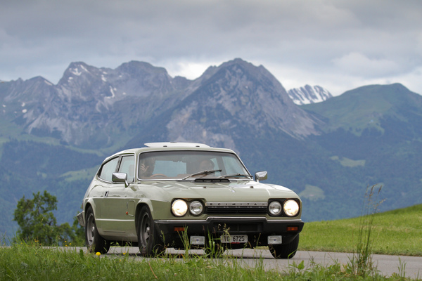Reliant Scimitar V8 - am Alpenbrevet 2020