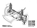 Renault 15 (1971) - Vorderrad-Aufhängung der Modelle R15 TS, R17 TL und R17 TS