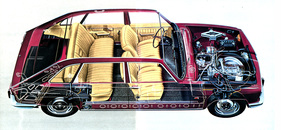 Renault 16 (1971) - Durchsichtszeichnung