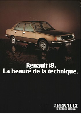 Renault 18 (1980) - Werbung aus Frankreich